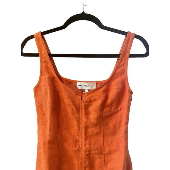 Mara Hoffman Anita Orange Mini Dress - Picture 10 of 13